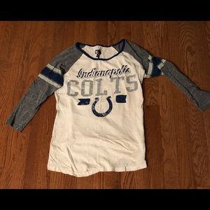 Indianapolis Colts 3/4 sleeve shirt